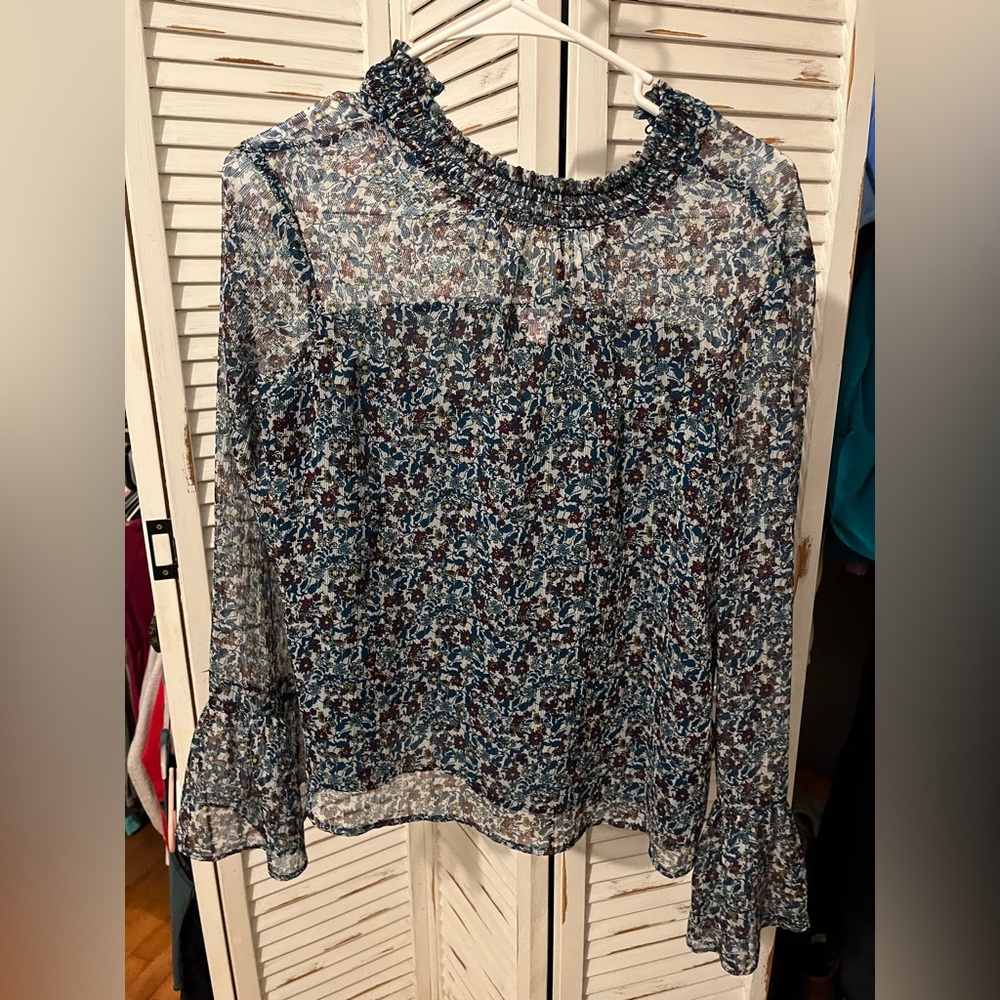 Floral Sheer Top